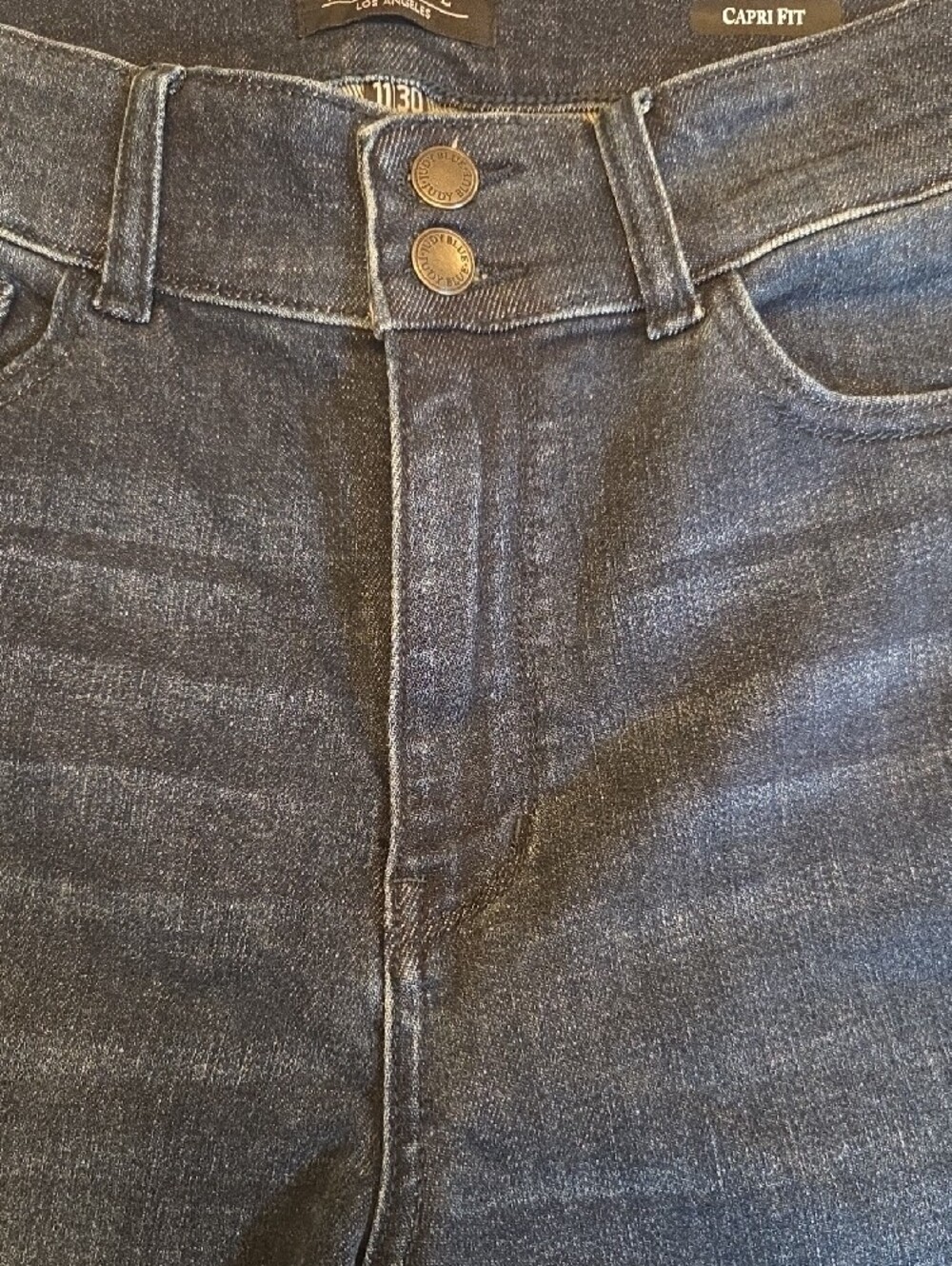 Judy Blue Dark Wash Capri Jeans. Size 11/30 - Picture 3 of 5
